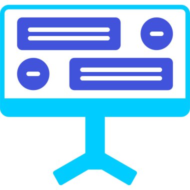 bilgisayar ağı simgesi, vektör illüstrasyonu