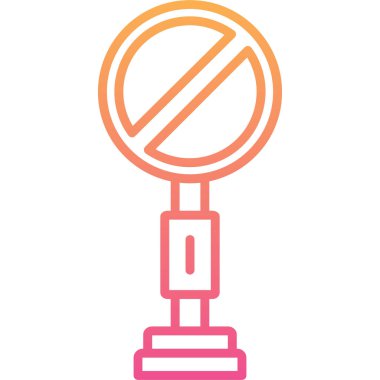 Modern simge yok, vektör illüstrasyonu