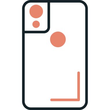 - Telefon. Web simgesi basit illüstrasyon