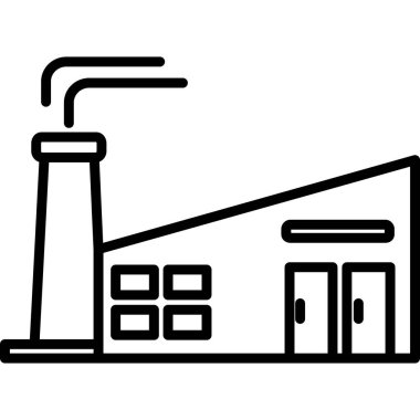 Fabrika Binası simgesi, anahat stili