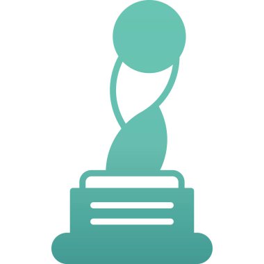 Kupa ikonu. Kazanan konsept.