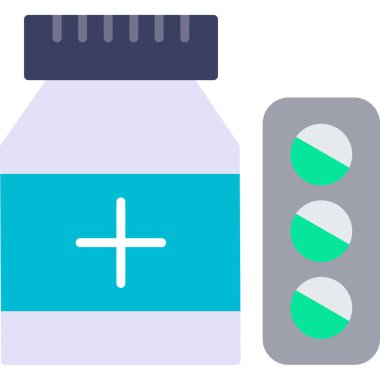 Şişe. Web simgesi basit illüstrasyon