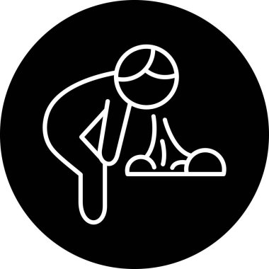 Tıbbi maskeli bir adamın vektör çizimi