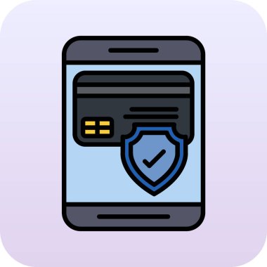 Güvenli ağ koruma vektörü illüstrasyonu, düz tasarım