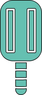 Çizgi film ve lambanın vektör çizimi