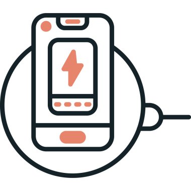 pil yükleme vektör çizimi