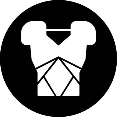 Kadın simgesinin vektör illüstrasyonu