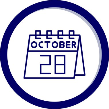 3 Ekim simgesi, vektör illüstrasyonu