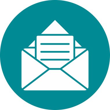 Zarf. Web simgesi basit illüstrasyon