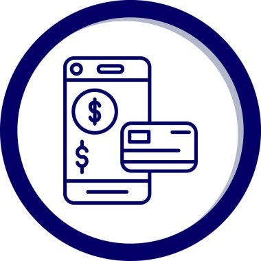 Para cep telefonu. Basit tasarım