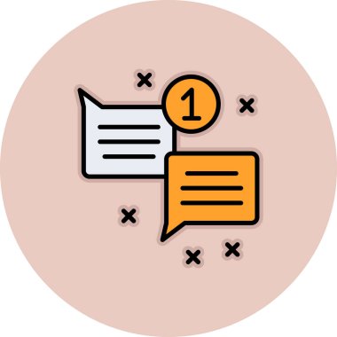 vektör çizim tasarım ileti simgesi