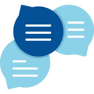 Konuşma baloncukları. vektör illüstrasyonu.