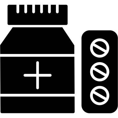 Şişe. Web simgesi basit tasarım