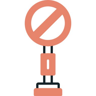 Sigara içmek yok. Web simgesi basit illüstrasyon