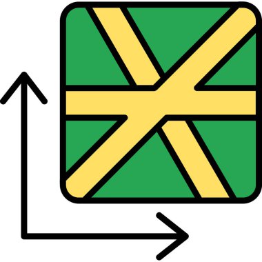 bayrak ikonu vektör illüstrasyonu