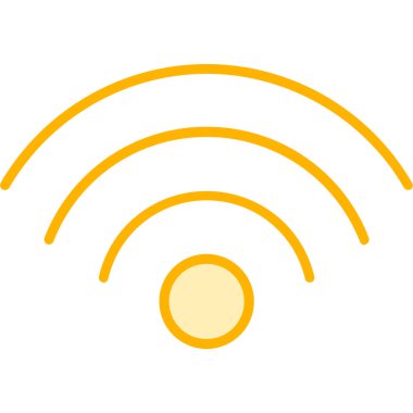 Kablosuz ağ simgesi. vektör illüstrasyonu