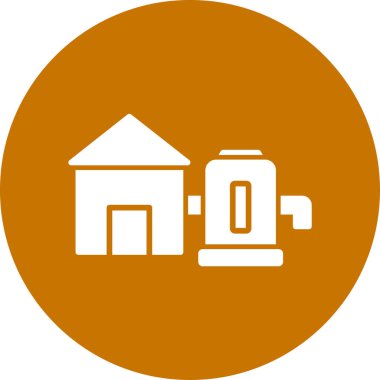 Simge vektör çizim gaz sobası