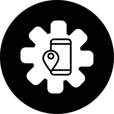 Web simgesi takip ediliyor basit vektör illüstrasyonu