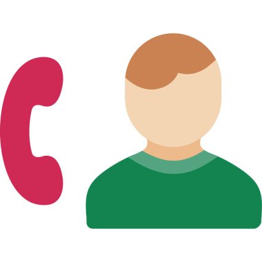 Çağrı merkezi ikon vektör illüstrasyonu