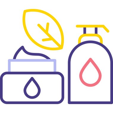 temizlik ürünleri ikon vektör illüstrasyonu