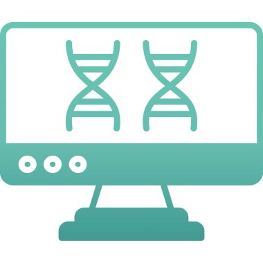 DNA mühendisliği tasarımı. vektör illüstrasyonu.
