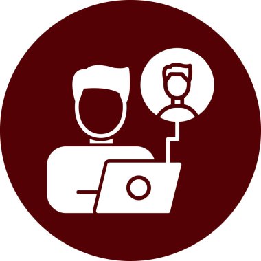 Web simgesi için vektör illüstrasyonu