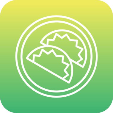 Gıda simgesinin vektör illüstrasyonu