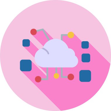 Bulut Verisi. Basit illüstrasyon