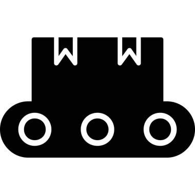 Demiryolu simgesi vektör illüstrasyonu