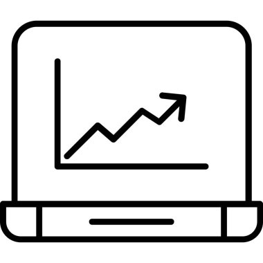 Grafik simgesi, özet biçimi olan compubilgisayar monitörü