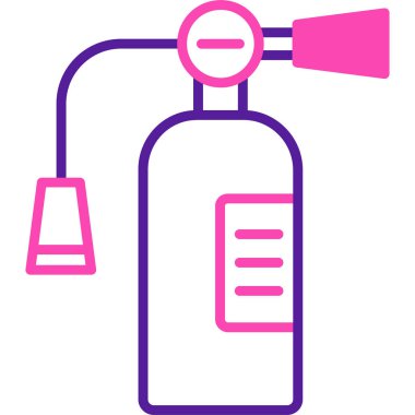 Gaz simgesi, vektör illüstrasyonu