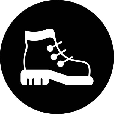 Kişisel ayakkabının vektör simgesi