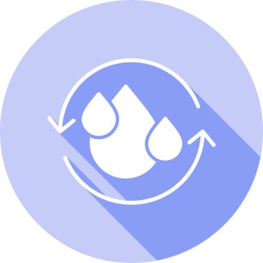 Su damlası. Basit resimleme