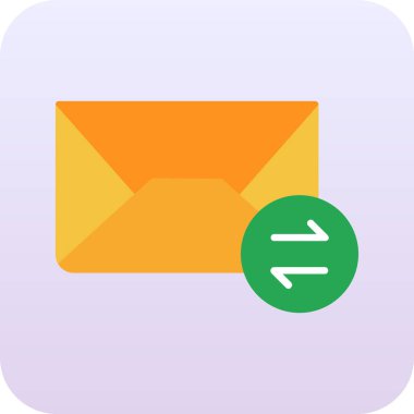 e-posta mektup simgesi düz biçimli