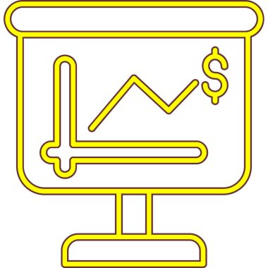 Çizgi film simgesinin vektör çizimi