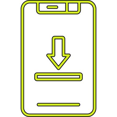 Cep telefonu. Web simgesi