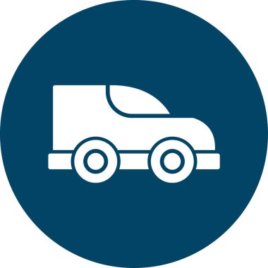 araba simgesi vektör illüstrasyonu