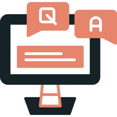 Sohbet mesajı vektör illüstrasyonu