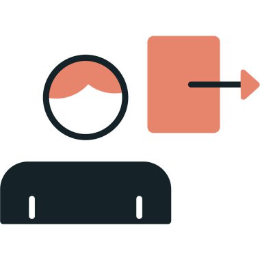 Düz dizaynlı bir kameranın vektör simgesi