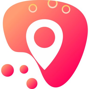 konum. Ağ simgesi. resimleme