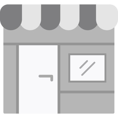 Dükkan ikonu. Dükkan ikonu. vektör