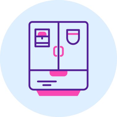 ATM 'de. Web simgesi basit illüstrasyon