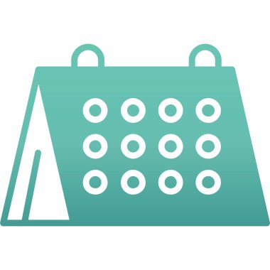 Takvim simgesi vektör illüstrasyonu