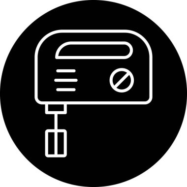 Bir araba simgesinin vektör illüstrasyonu