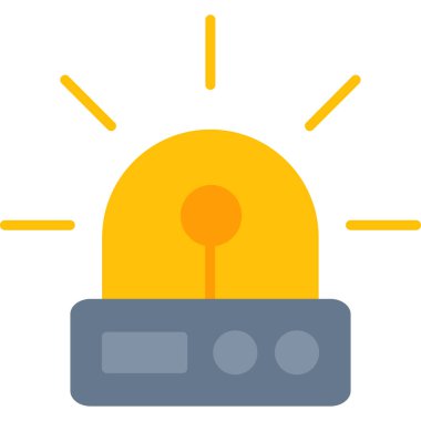 Işık. Web simgesi basit illüstrasyon