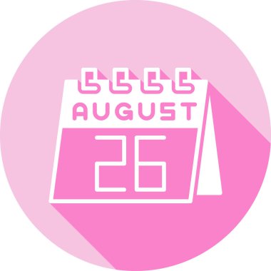 Ağustos 29 'da. Takvimin 29. günü, beyaz arkaplanda basit bir tarih simgesi. Pembe arkaplanda takvim, takvim simgeleri