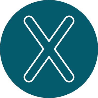 Eşsiz sol aşağı vektör simgesi