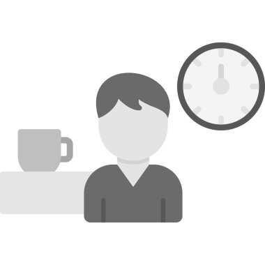 zaman yönetimi vektör simgesi