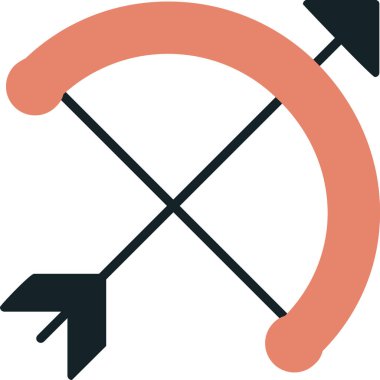 Ok yönü simgesi doldurulmuş ana hatlar biçiminde