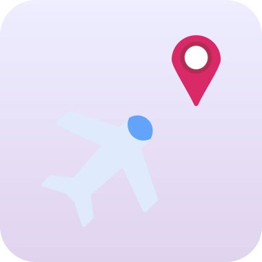 konum. Web simgesi basit illüstrasyon